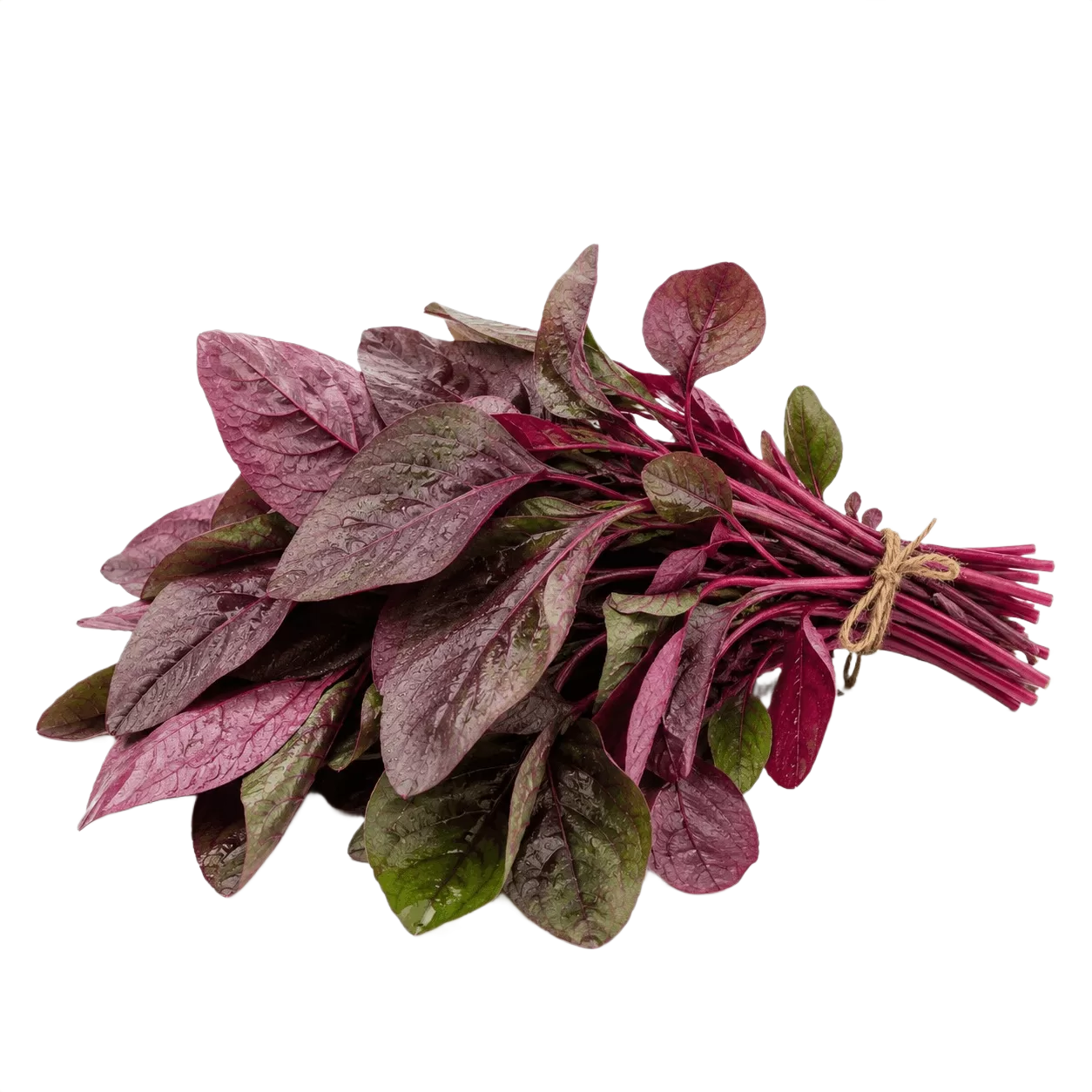 Red Spinach Cleaned