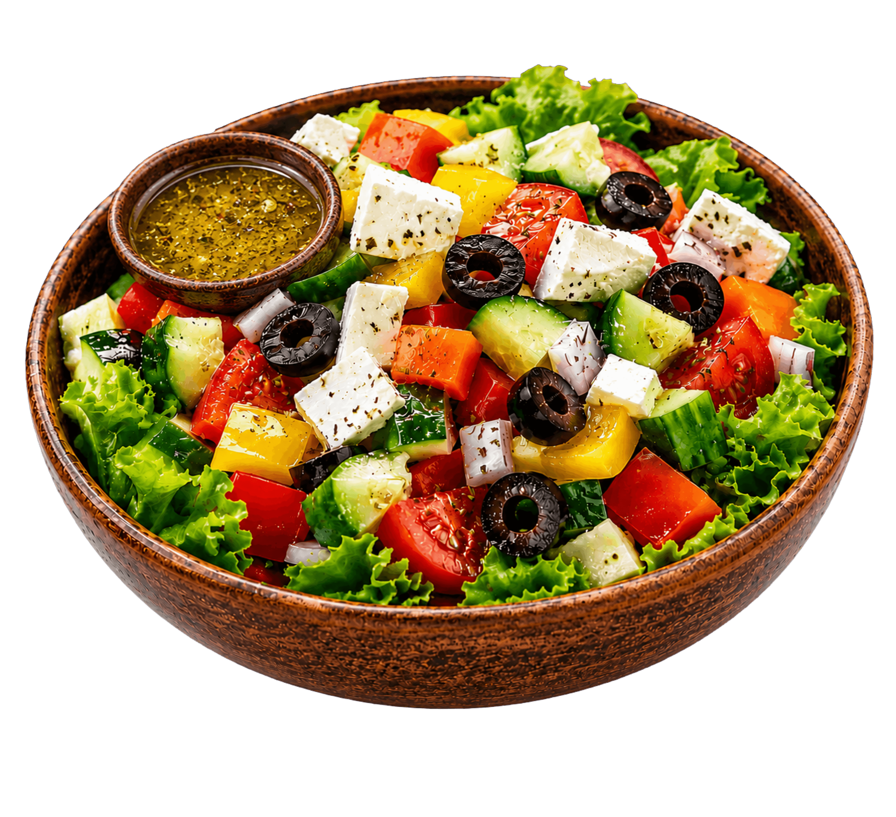 Greek Salad With Feta Cheese