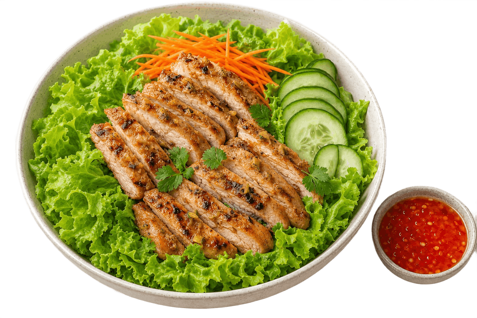 Lemongrass Chicken  Salad