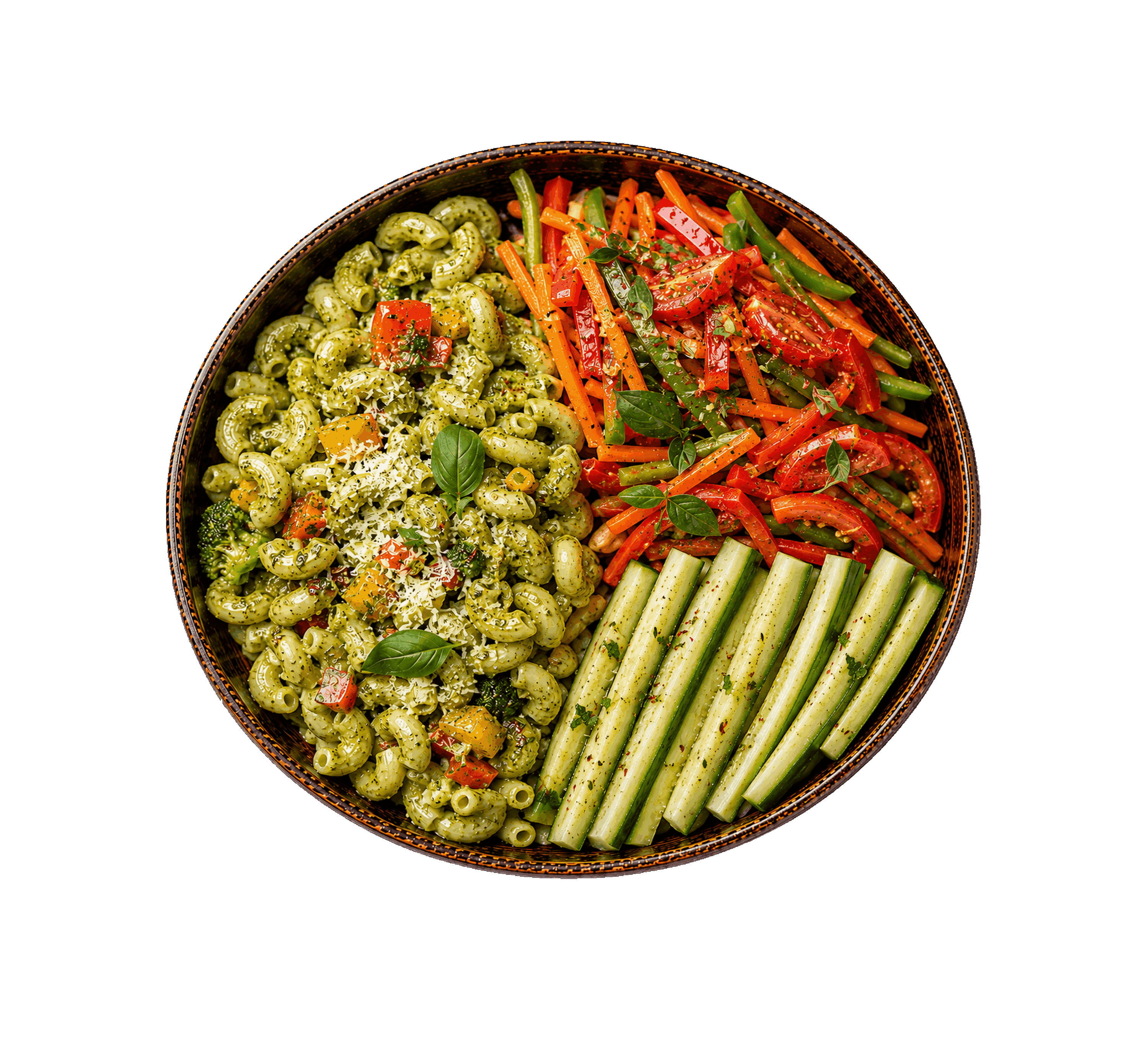 Pesto Pasta with Mixed veggies