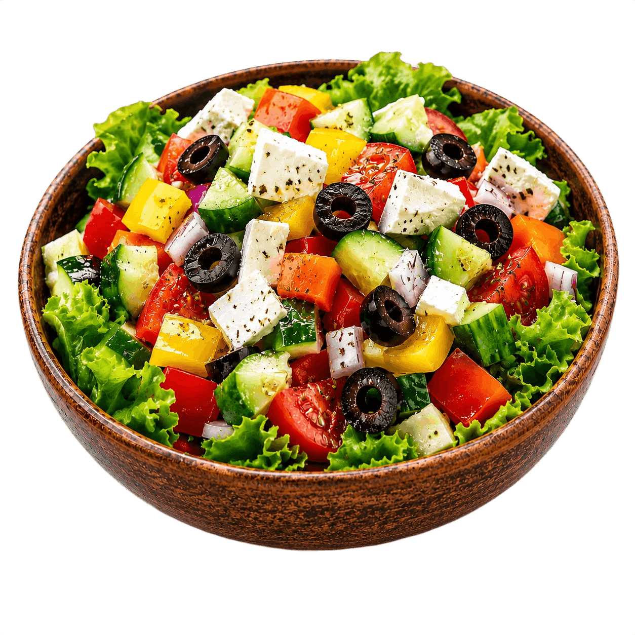 Greek Salad With Feta Cheese