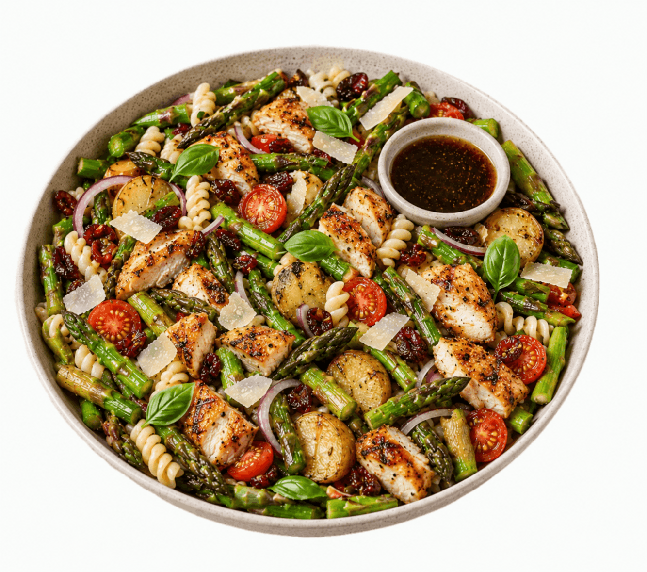 Grilled Asparagus Chicken Salad
