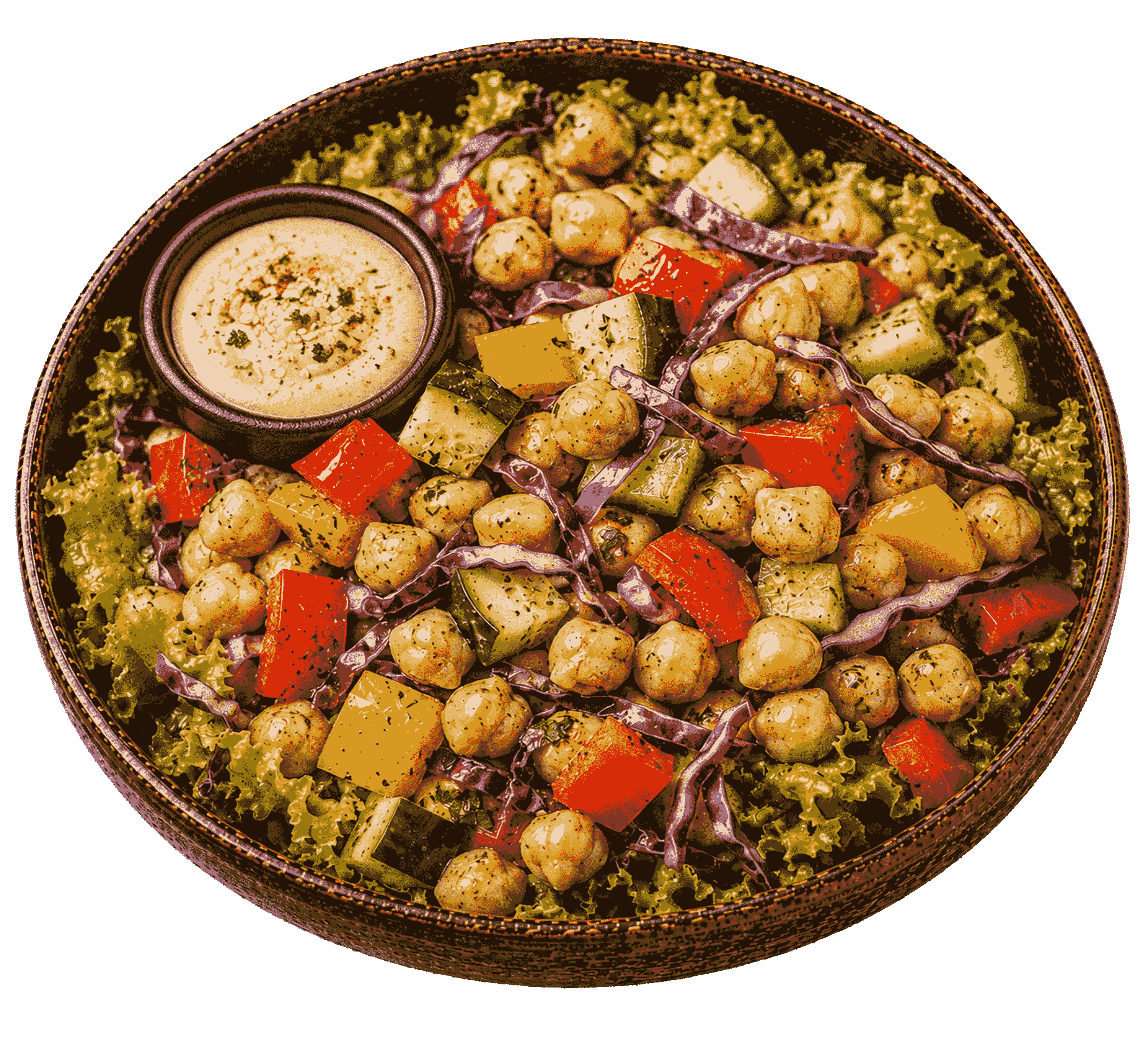 Mediterranean Chickpea  Salad