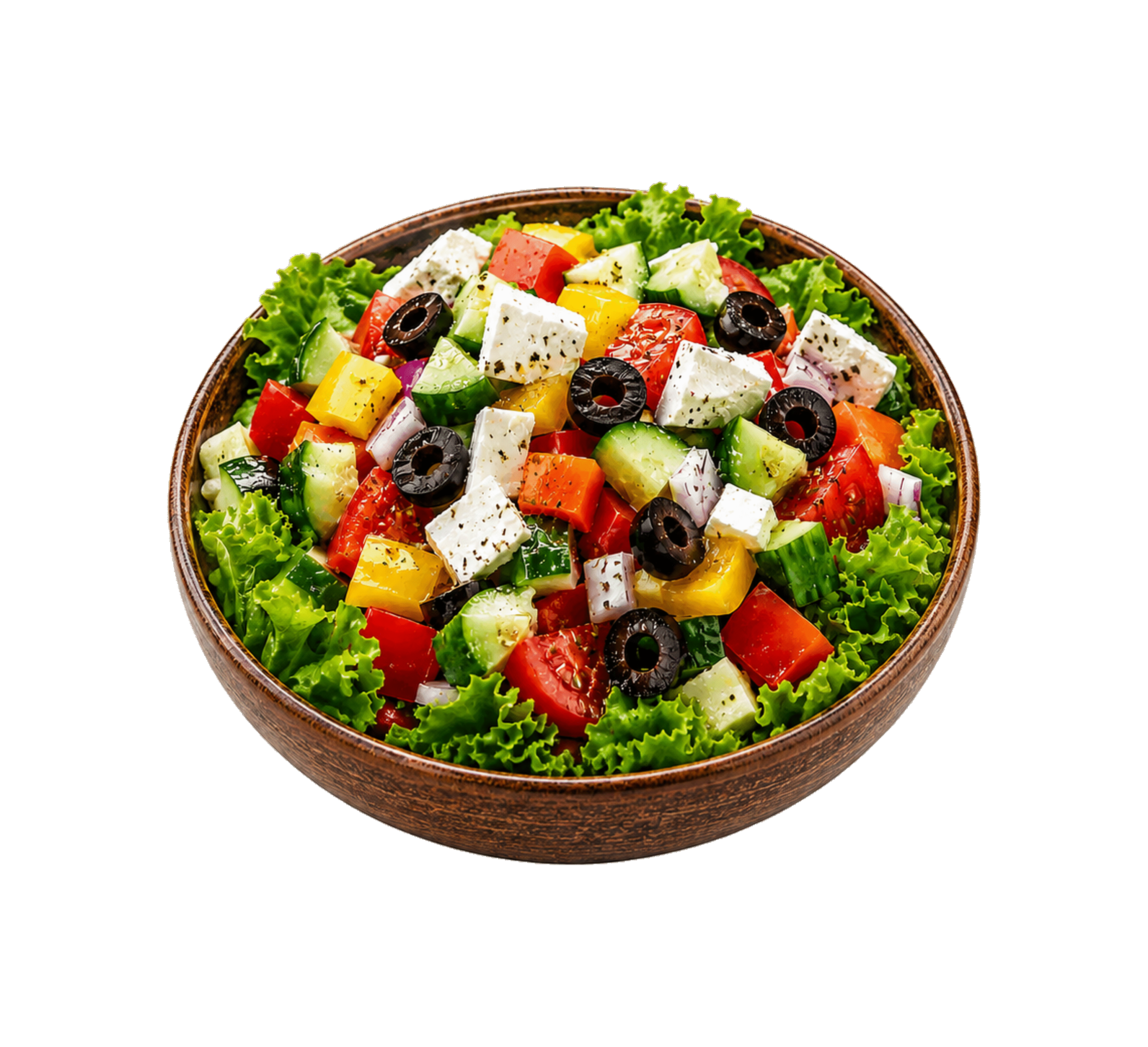 Greek Salad With Feta Cheese