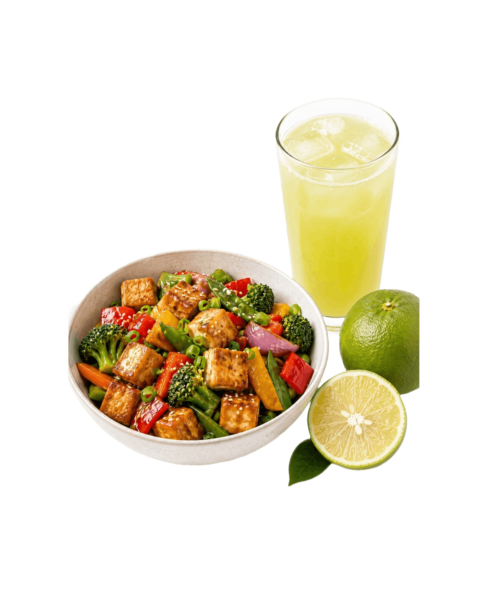 Stir fry Tofu with Sathukudi Juice