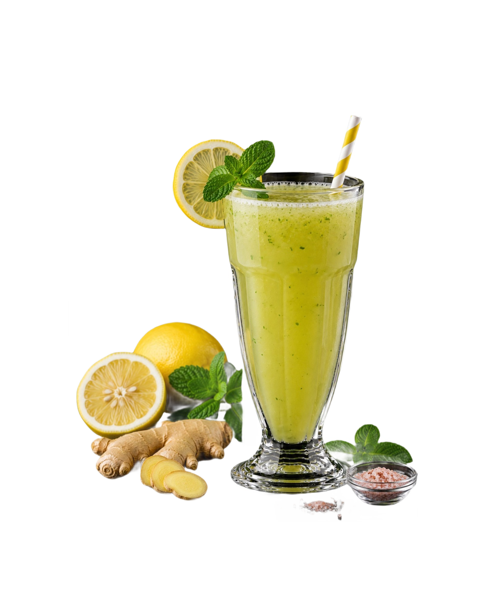 Lemon ,Ginger & mint Juice