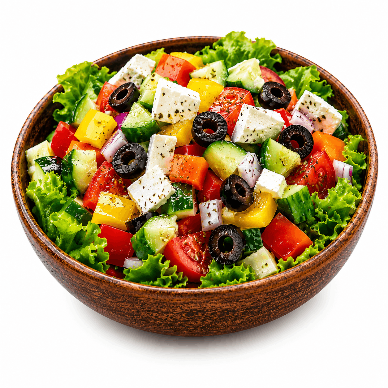 Greek Salad With Feta Cheese