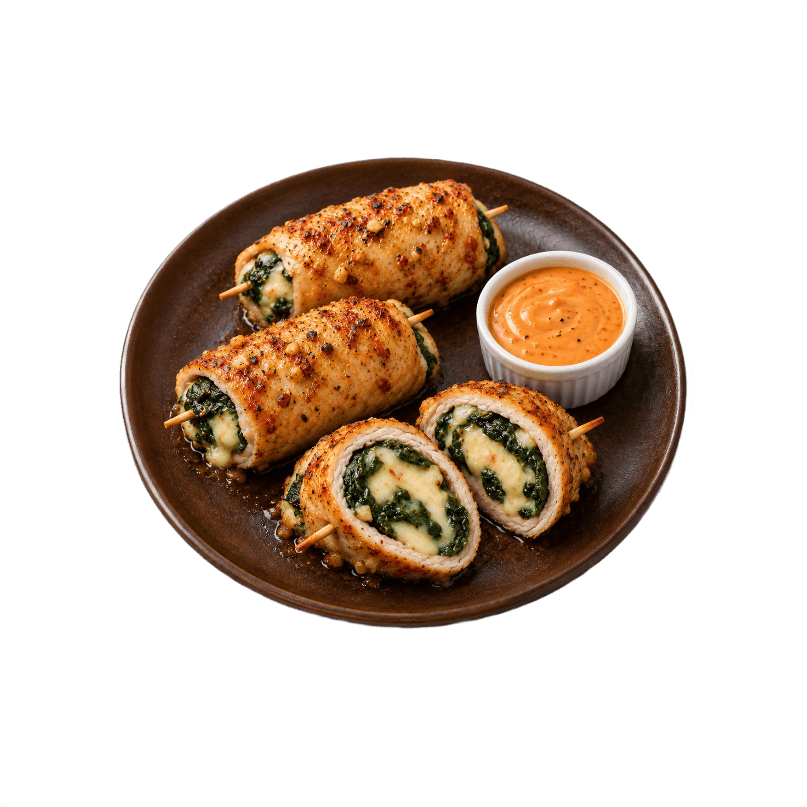Chicken Spinach Roll