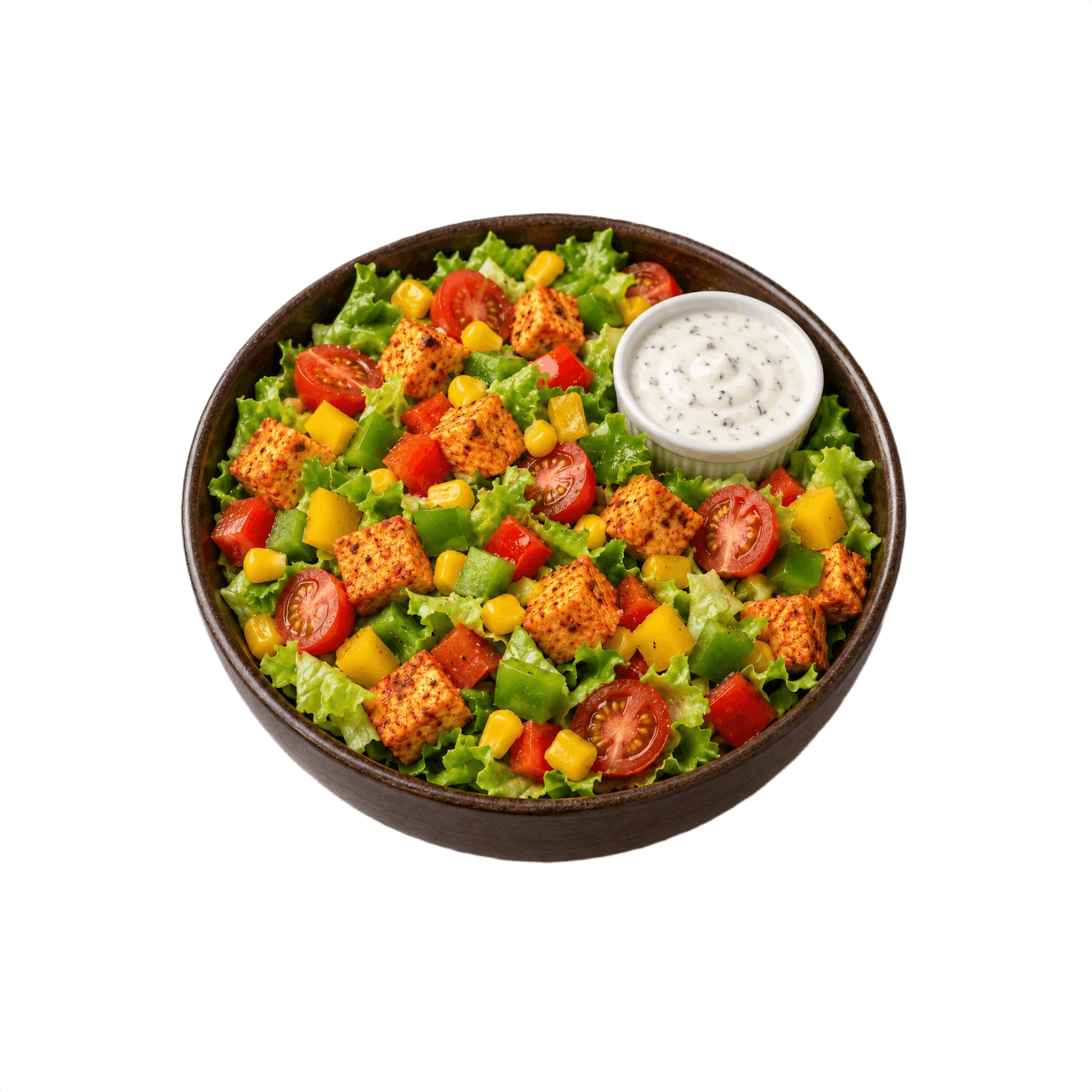 Shredded Paneer Salad
