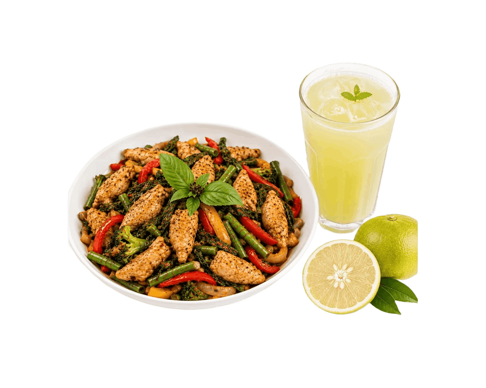 Stir fry chicken with Sathukudi Juice
